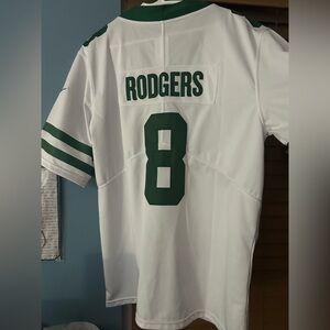 Aaron Rodgers #8 New York Jets Jersey Mens Adult Small